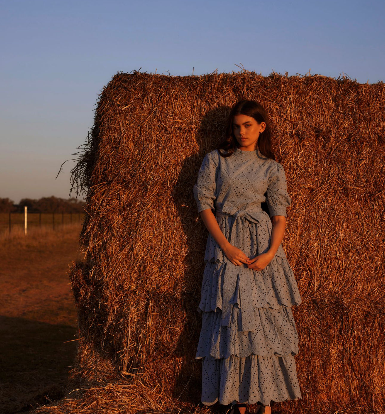 The Brydie Dress - Blue