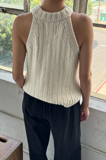 CLAIRE SWEATER TANK - CREAM (was $160)