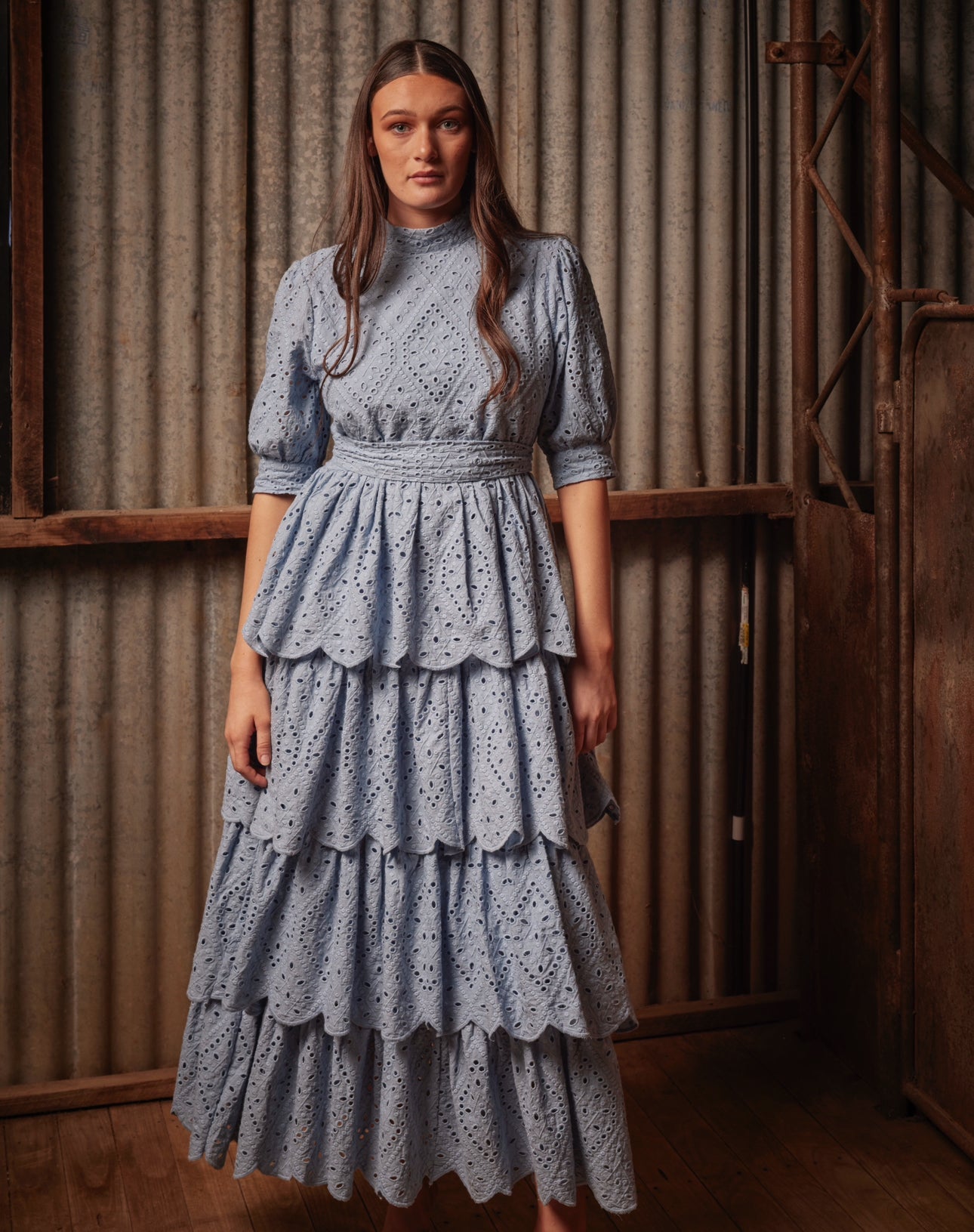 The Brydie Dress - Blue