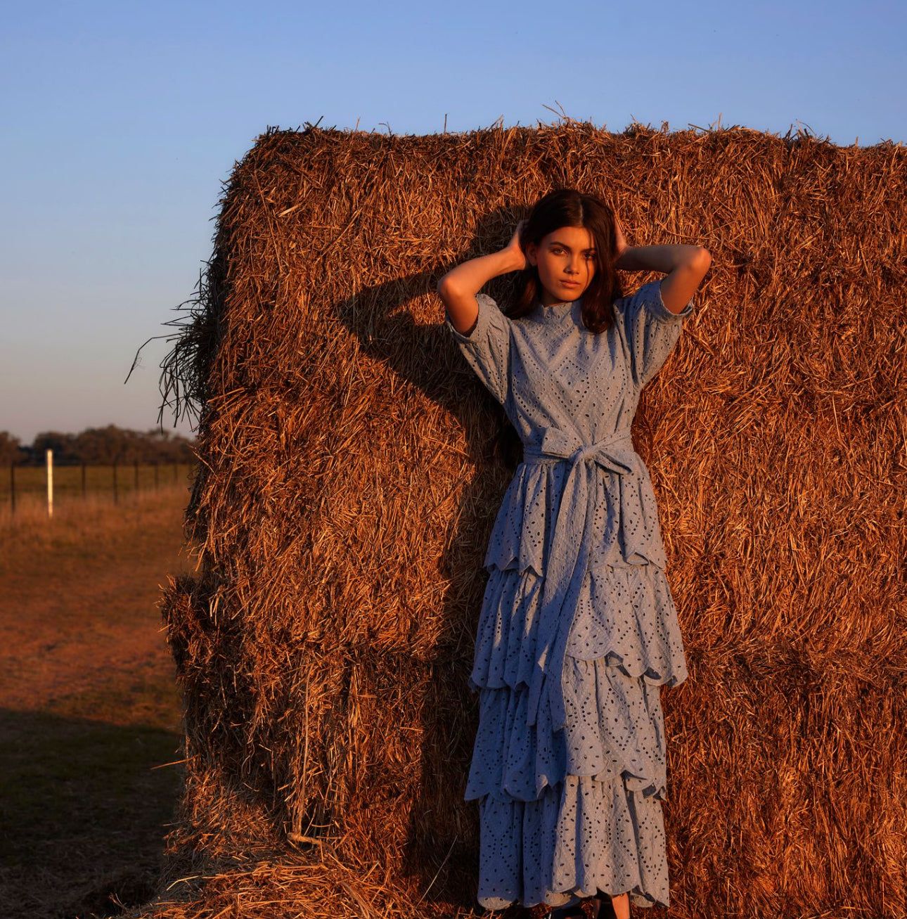 The Brydie Dress - Blue