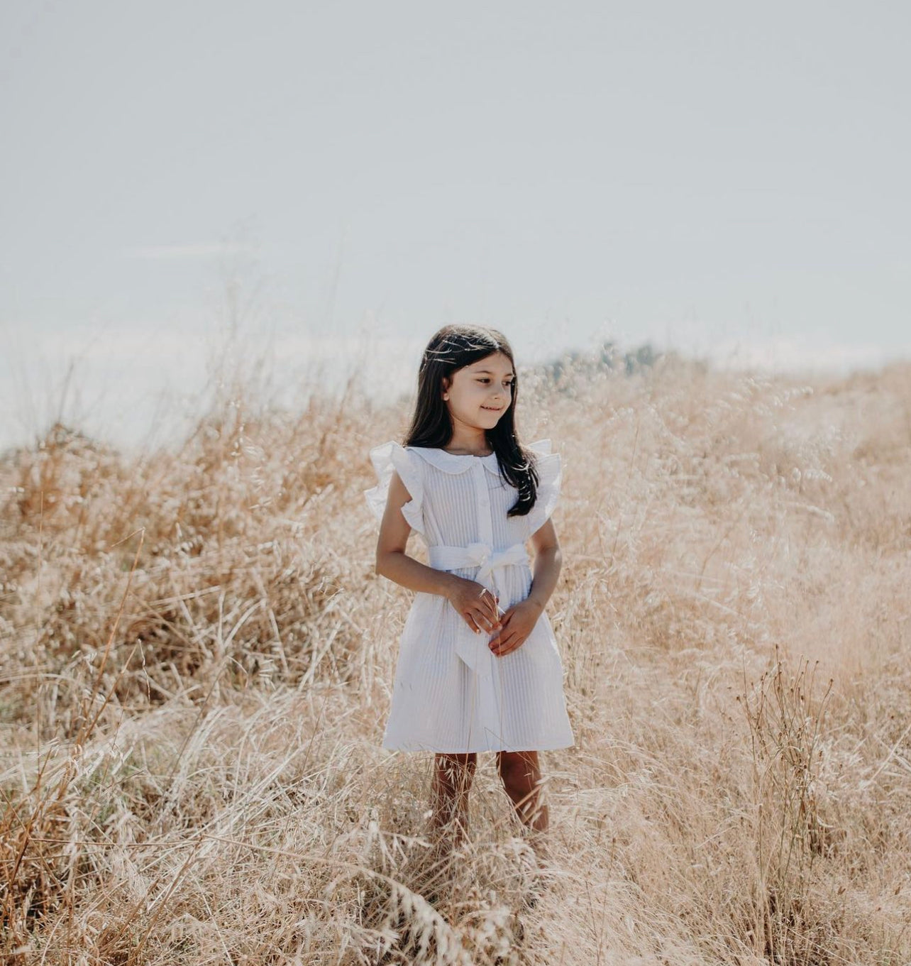 The Jean Dress White